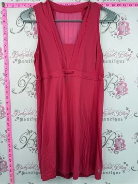 lululemon athletica tank top striped Deep V Tank Top Dress - Raspberry Pink